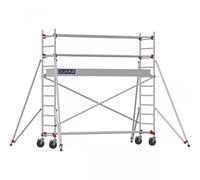 Échafaudage roulant aluminium AL 300 version standard - Hauteur de travail : 3,90 m - DUARIB - 613912