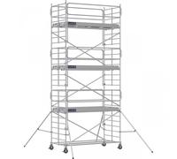 Échafaudage roulant aluminium DOCKER 150 version garde-corps EXMDS - Hauteur de travail : 7,90 m - DUARIB - 7230062