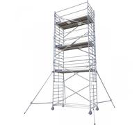 Échafaudage roulant aluminium DOCKER 150 version garde-corps EXMDS - Hauteur de travail : 8,90 m - DUARIB - 7230072