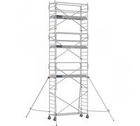 Échafaudage roulant aluminium DOCKER 85 version garde-corps EXMDS - Hauteur de travail : 8,90 m - DUARIB - 7125072