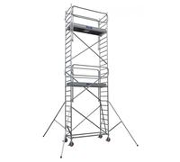 Echafaudage roulant aluminium DUARIB DOCKER2 85 largeur 254 hauteur travail 5m90 Garde-corps monoblocs EXMDS - 7125042