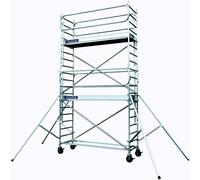 Echafaudage roulant aluminium DUARIB DOCKER2 85 largeur 254 hauteur travail 6m90 Garde-corps monoblocs EXMDS - 7125052