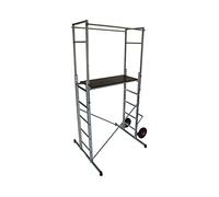 Echafaudage roulant de jardin tout-terrain 3m50 en aluminium H350