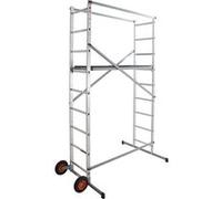 Echafaudage roulant de jardin tout terrain 4m en aluminium Hailo HobbyStep H4 Jardin