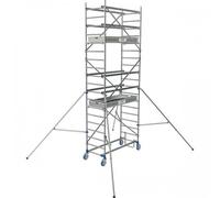Échafaudage roulant en aluminium - hauteur 9,85m - Cross 2 180 TUBESCA