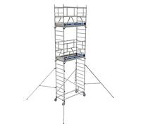 Échafaudage roulant en aluminium - 1 plancher - Totem Line 180 TUBESCA