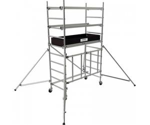 Échafaudage roulant et pliant en aluminium - hauteur 3,60m - Runner TUBESCA