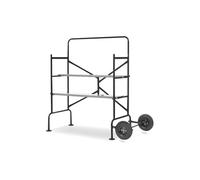 sweeek Echafaudage roulant et pliant sur deux niveaux - mobile 2 roues L140x l78 x H135cm ouvert poids supporté 150 kgs G