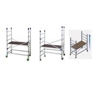 Echafaudage roulant - Facal - ALTO 205 - Aluminium - Charge max 150 kg - Hauteur de travail 6,46 m