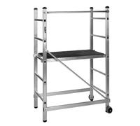 Echafaudage roulant Hauteur 3m - Échelle Échafaudage de Travail Aluminium Charge