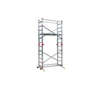 Echafaudage roulant pliable 4 en 1 multifonction 2,4m/4,4m en aluminium Hailo CombiLot 5 G