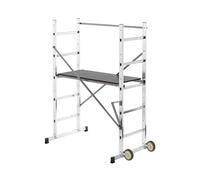 Echafaudage roulant pour escalier 0,9m/2,9m en aluminium Hailo HobbyStep H3