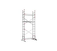 Echafaudage roulant pour escalier avec montage rapide 2,4m/4,4m en aluminium Hailo Fast & Lock 5
