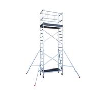 Echafaudage roulant professionnel 6m en aluminium Hailo Expert Pro