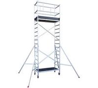 Echafaudage roulant professionnel 6m en aluminium Hailo Expert Pro