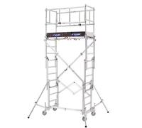 Échafaudage roulant X Tower - 2,80 m - TUBESCA-COMABI - 22405530 + Kit de chargement pour X-Tower "EMBARQ OFFERT