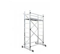 Échafaudage télescopique en alliage d'aluminium, échelle élévatrice, d'escalade mobile pliante, à plate-forme Échafaudage Pliant Portatif(I)