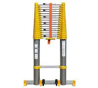 Échafaudage télescopique robuste avec barre de stabilisation - Design pliable pour un usage industriel et domestique Hauteur réglable pour un maximum de stabilité et de sécurité
