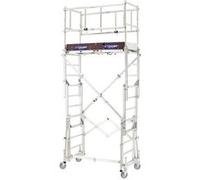 Échafaudage télescopique X-TOWER Hauteur de travail 4m - TUBESCA-COMABI - 22400520 Noir G