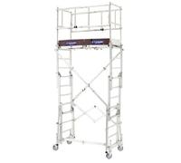 Échafaudage télescopique X-TOWER Hauteur de travail 4,8m - TUBESCA-COMABI - 22405530