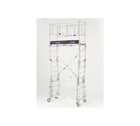 Échafaudage télescopique X-TOWER Hauteur de travail 4m - TUBESCA-COMABI - 22400520 Noir G