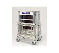 Échafaudage télescopique TUBESCA X'Tower - Hauteur 4m, avec plancher - 22405520