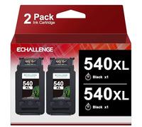 ECHALLENGE PG-540 XL Lot de 2 cartouches d'encre compatibles Canon 540 XL pour TS5150 MG3650 MG3600 MG4250 MX475 MX375 MX535 MG3150 MG3500 Noir