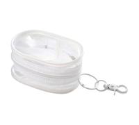 Échange d'argent en PVC Transparent avec échange de pièces de Porte-clés, Portefeuille Transparent Washbear pour, Blanc, Consulte la descripción, Voir Description