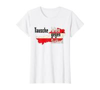 Échange de Vienne Contre Le Tyrol du Sud. T-Shirt Graphique avec Valeur