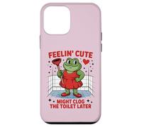 Échanger la Sensation de Grenouille Mignonne Pourrait obstruer Les Toilettes Plus Tard Coque pour iPhone 12 Mini