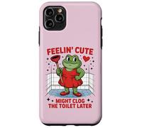Échanger la Sensation de Grenouille Mignonne Pourrait obstruer Les Toilettes Plus Tard Coque pour iPhone 11 Pro Max