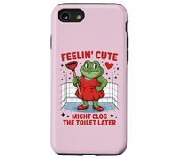Échanger la Sensation de Grenouille Mignonne Pourrait obstruer Les Toilettes Plus Tard Coque pour iPhone SE (2020) / 7/8