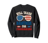 Échangera des frères contre des pétards USA Patriotic Boys Girls Sweatshirt