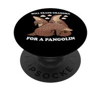 Échangera Grand-mère Contre Un Pangolin PopSockets PopGrip Adhésif