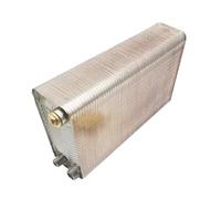 Échangeur de chaleur 120 plaques en acier inoxydable brasé type chauffe-eau refroidisseur refroidisseur à contre-courant(Same Side)