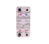 Échangeur de chaleur à plaques brasées à 60 plaques, refroidisseur de moût en acier inoxydable, échangeur de chaleur à eau chaude et froide for bière brassée à la maison(60 Same Side)