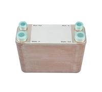 Échangeur de chaleur à plaques, refroidisseur à 60 plaques, plaque filetée en acier inoxydable 304, port NPT 3/4