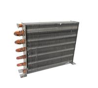 Échangeur De Chaleur À Tubes En Cuivre, À Ailettes En Aluminium, À Serpentin De Condenseur, À Refroidissement Par Air/eau, Congélateur, À Ailettes D'évier En Aluminium, Système De Réfrigération(175X45