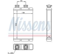 Échangeur de Chaleur Chauffage Intérieur Aluminium Plastique pour BMW 3er