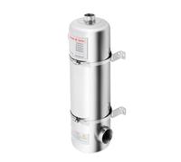 Échangeur de chaleur de piscine en acier inoxydable 60 kW, échangeur de chaleur de piscine avec connecteurs inversés, en acier inoxydable 304 250 l/min, débit d'eau chaude de 30 l/min pour piscine