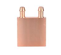 Échangeur de Chaleur de Volume 40 * 40 * 10mm Cuivre Bloc d'Eau de Refroidissement,Chaleur de Refroidisseur d'Eau Liquide pour CPU Graphics Radiateur