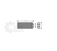 Échangeur De Chaleur Intérieur Pour Jaguar XK8 Coupé 4.2 Bj.02-05