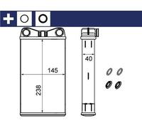 Échangeur De Chaleur MAHLE AH 239 000S, Chauffage Intérieur Pour AUDI, SEAT