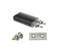 Échangeur de chaleur mural pour chaudière Élément chauffant à ailettes 230 V, plaque de montage 35 x 70 mm, en acier inoxydable, for four électrique.(700W L400MM)