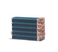 Échangeur de chaleur mural pour chaudière Petit condenseur sans calandre, radiateur, échangeur de chaleur for réfrigérateur, tube en cuivre, ailettes en aluminium(E)