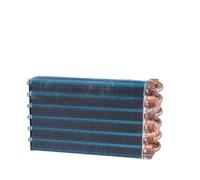 Échangeur de chaleur mural pour chaudière Petit condenseur sans calandre, radiateur, échangeur de chaleur for réfrigérateur, tube en cuivre, ailettes en aluminium(J)