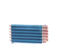 Échangeur de chaleur mural pour chaudière Petit condenseur sans calandre, radiateur, échangeur de chaleur for réfrigérateur, tube en cuivre, ailettes en aluminium(I)