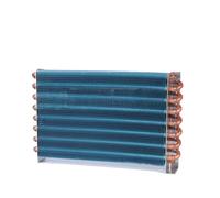 Échangeur de chaleur mural pour chaudière Petit condenseur sans calandre, radiateur, échangeur de chaleur for réfrigérateur, tube en cuivre, ailettes en aluminium(K)