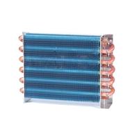 Échangeur de chaleur mural pour chaudière Petit condenseur sans calandre, radiateur, échangeur de chaleur for réfrigérateur, tube en cuivre, ailettes en aluminium(G)