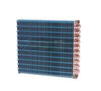 Échangeur de chaleur mural pour chaudière Petit condenseur sans calandre, radiateur, échangeur de chaleur for réfrigérateur, tube en cuivre, ailettes en aluminium(L)